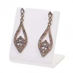 1 pair slotted earring stand jewellery display