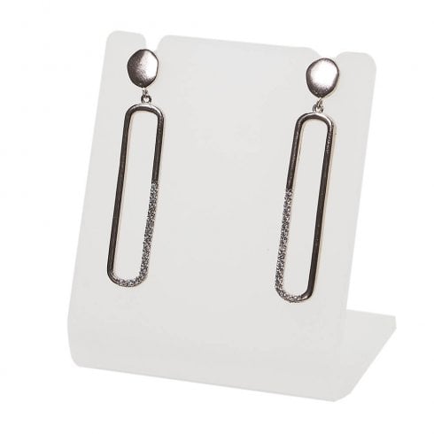 1 pair slotted earring stand jewellery display
