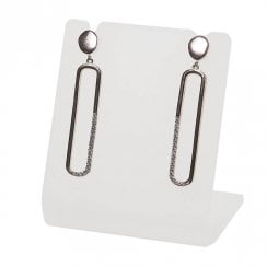 1 pair slotted earring stand jewellery display