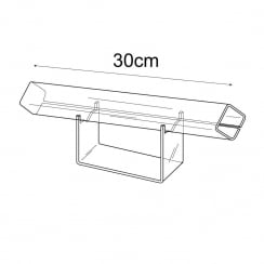 1 tier budget watch and bracelet display stand jewellery holder