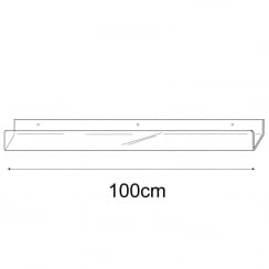 100cm standard greeting card rack wall fixing