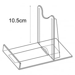 10cm adjustable support: pack of 10   (retail display & shop equipment)
