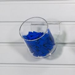10cm Angled Circular Tub - Slatwall