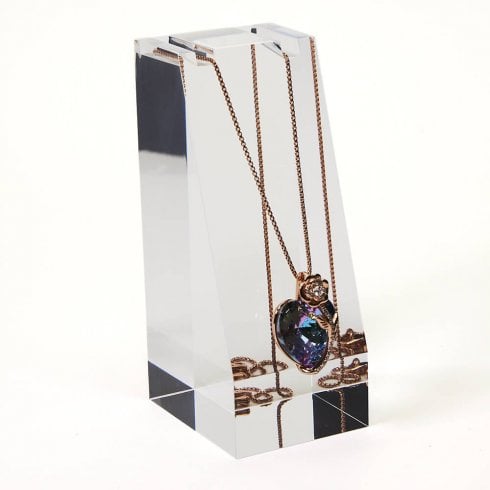10cm pendant and necklace block jewellery display stand