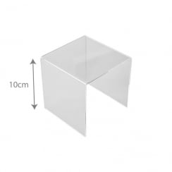 10cm riser   (acrylic display stands)