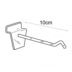 10cm safety prong slatwall