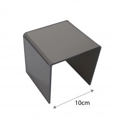 10cm three sided stand   (mirror acrylic)
