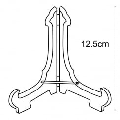 12.5cm budget plate stand: pack of 10   (plate stands & shop equipment)