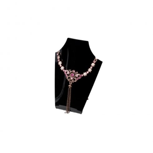 13cm necklet: curved bust pendant and necklace jewellery display stand