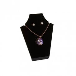 13cm necklet: flat front bust pendant and necklace jewellery display stand