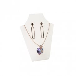 13cm necklet: flat front bust pendant and necklace jewellery display stand