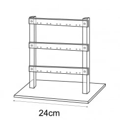 15 pair ladder earring stand jewellery display