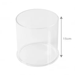 15cm circular tub   (acrylic tubs & containers)