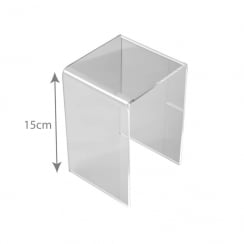 15cm riser   (acrylic display stands)