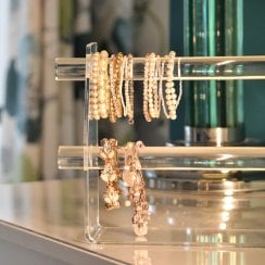 2 tier watch and bracelet display stand jewellery holder