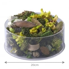 20cm circular tray   (acrylic trays & tubs)