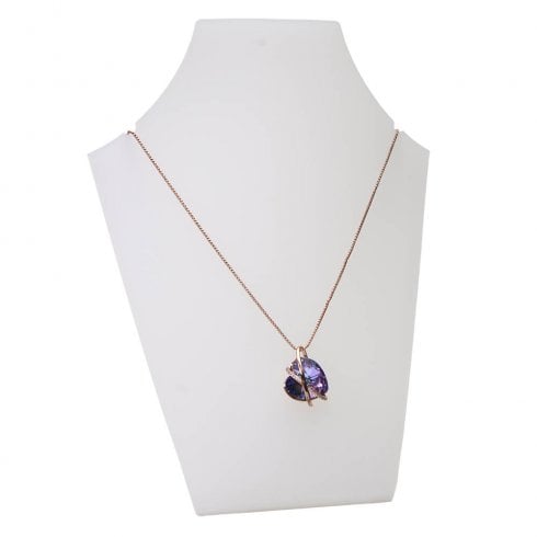 20cm necklet: curved bust pendant and necklace jewellery display stand