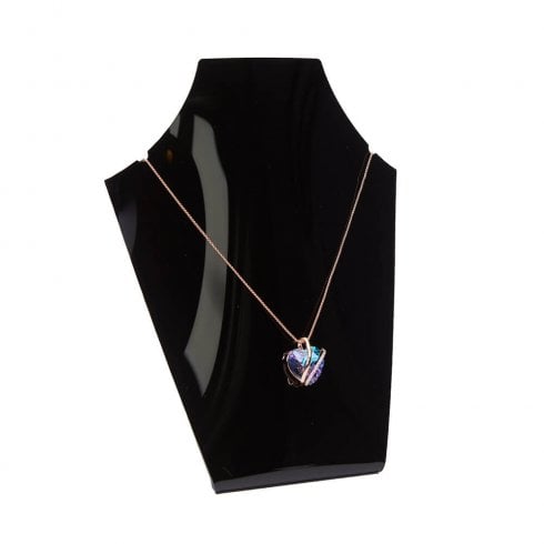 20cm necklet: curved bust pendant and necklace jewellery display stand