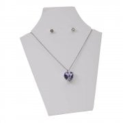 20cm necklet: flat front bust pendant and necklace jewellery display stand