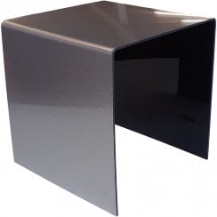 20cm three sided stand - Silver glitter