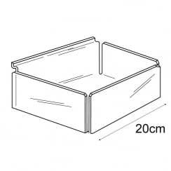 20cm tray-slatwall   (acrylic containers & trays)