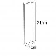 21 x 4cm blank bookmark
