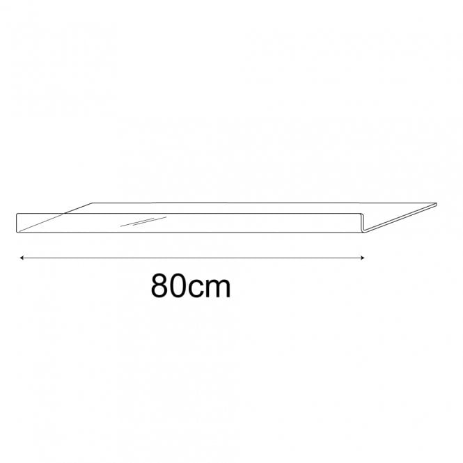 25cm x 80cm reversible shelf (acrylic shelf)