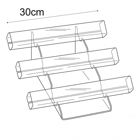 3 tier budget watch and bracelet display stand jewellery holder
