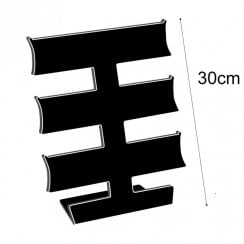 3 tier T-bar watch and bracelet display stand jewellery holder