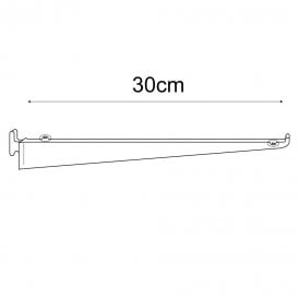 30cm bracket-wallstrip   (wall strip shelving system)