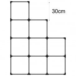 30cm cube kit 3   (acrylic cube storage system)