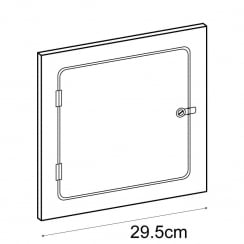 30cm door   (acrylic cube display cases)