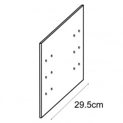 30cm drilled side panel   (storage cube system)