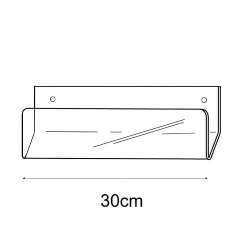 30cm economy greeting card rack wall fixing