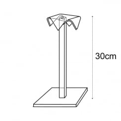 30cm hat stand (jewellery & fashion display)