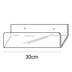 30cm standard greeting card rack wall fixing