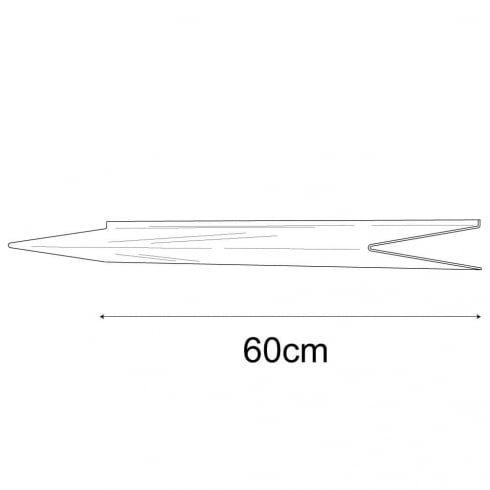 30cmx60cm heavy duty shelf-groovewall   (slatwall shelving)