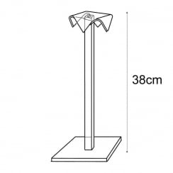 38cm hat stand (jewellery & fashion display)