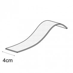 4.5cm single curved bracelet and watch scroll jewellery display stand