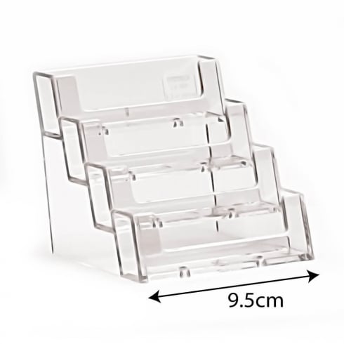 4 tier business card holder counter standing