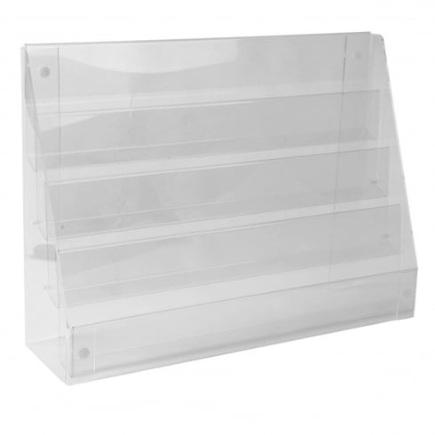 4 tier greeting card display counter standing and wall fixing