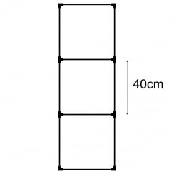 40cm cube kit 1   (acrylic cube system)