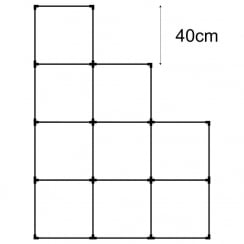 40cm cube kit 3   (acrylic cube system)