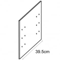 40cm drilled side panel   (storage cube system)