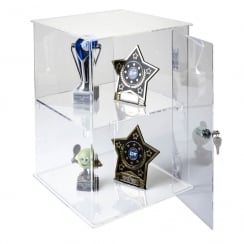 40cm lockable display case counter standing