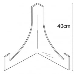 40cm plate stand: heavy duty   (plate stands & shop equipment)