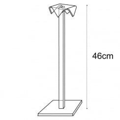 46cm hat stand (jewellery & fashion display)