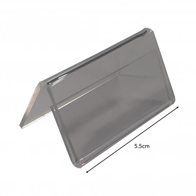 5.5cm showcard tent - ticket holder