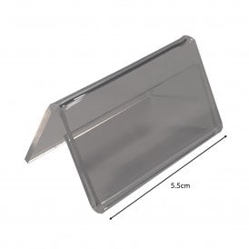 5.5cm showcard tent - ticket holder