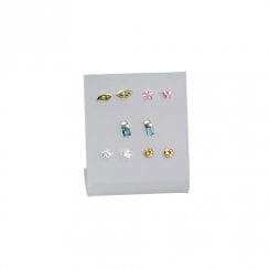 5 pair stud earring stand jewellery display